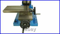 Mini Metal Mill Drilling Machine Press BenchTop 3/8 Drill Capacity with Cutters