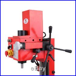 Mini Milling Drilling Machine Variable Speed Gear Drive 550W 2500rpm Motor MT3