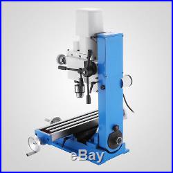 Mini Milling Drilling Machine With Gear Drive 250mm/9.84'' Mt3 500W Precision