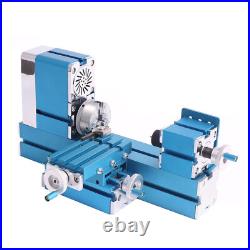 Mini Motorized Lathe Machine DIY Power Tool Metal Woodworking Teaching DIY Tool