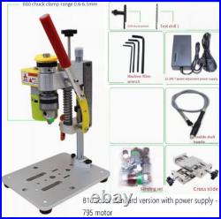 Mini Press Precision Table Drilling Machine Portable Benchtop Driller 120W