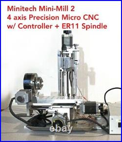 Minitech CNC micro milling machine with ER11 Spindle