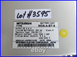 Mitsubishi Battery Unit Type MDS-A-BT-8 Lot #3595 Listed by Greg