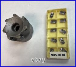 Mitsubishi Face Mill BAP300R0207 With New 10 pieces INSERTS Mitsubishi Face Mill BAP300R0207 With New 10 pieces INSERTS