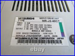 Mitsubishi Servo Drive Unit MR-J2-40CT Lot #4053 Listed by Greg