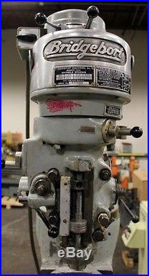 Model J BRIDGEPORT Vertical Mill (New 1967) NO RESERVE