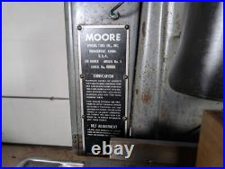 Moore 3 Jig Borer withtooling, power 220V, 3 phase, 7.7A full load, 110V control Moore 3 Jig Borer withtooling, power 220V, 3 phase, 7.7A full load, 110V control