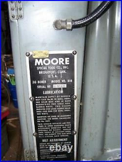 Moore B 18 Jig Borer -power X-y, -inverter Drive