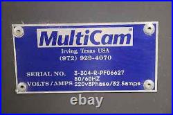 Multicam 3000 Series 3-304-R 7' x 10' CNC Router with ATC, Vacuum Pump (2008)