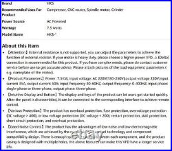 NEW VFD from HKS model A2-8075 7.5kW 10hp 220 VAC