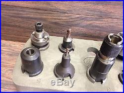 NICE LOT OF LYNDEX & OTHER NMTB30 TOOL HOLDERS / BORING HEAD DRILL CHUCK TAP