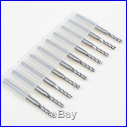 New A set of Tungsten Steel Carbide PCB 2.5mm End Mill CNC / PCB Milling Machine