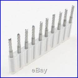 New A set of Tungsten Steel Carbide PCB 2.5mm End Mill CNC / PCB Milling Machine
