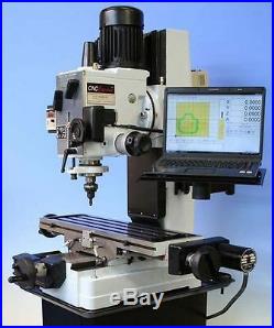 New Geared Head Variable Speed spindle Square Column CNC Milling Machine