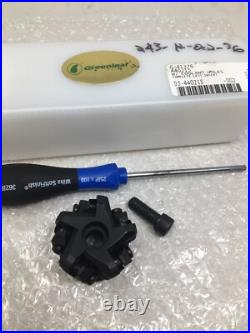 New Greenleaf 2 Face Mill Cutter 3/4 Arbor, Coolant Through, 440215