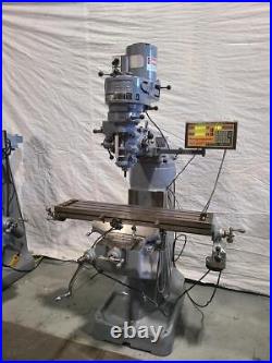 Newport Bridgeport Style Mill Milling Machine with DRO Power Feed 42 2 HP