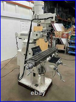Nice Chevalier FM-3FS Vertical Milling Machine, 3HP, DRO, 60-5000 Variable Speed