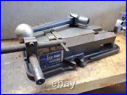 OLDER JAPAN ERON LOCK-TIGHT 4 MILLING MILL MACHINE VISE With HANDLE & SIDE STOP