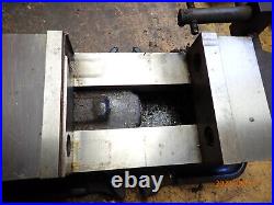 OLDER JAPAN ERON LOCK-TIGHT 4 MILLING MILL MACHINE VISE With HANDLE & SIDE STOP