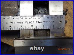 OLDER JAPAN ERON LOCK-TIGHT 4 MILLING MILL MACHINE VISE With HANDLE & SIDE STOP