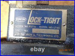 OLDER JAPAN ERON LOCK-TIGHT 4 MILLING MILL MACHINE VISE With HANDLE & SIDE STOP