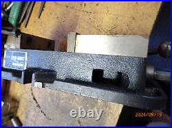 OLDER JAPAN ERON LOCK-TIGHT 4 MILLING MILL MACHINE VISE With HANDLE & SIDE STOP