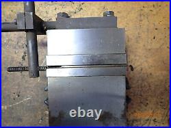 OLDER JAPAN ERON LOCK-TIGHT 4 MILLING MILL MACHINE VISE With HANDLE & SIDE STOP