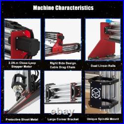 OXMAN CNC Router Machine Full Kit+UC300 Mach3 4 Axis Control Box-1610 Ball Screw