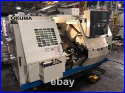 Okuma LT-10M Live Tool CNC LATHE, OSP7000L, Twin Spdl, Twin Turret, Chip Conveyo Okuma LT-10M Live Tool CNC LATHE, OSP7000L, Twin Spdl, Twin Turret, Chip Conveyo