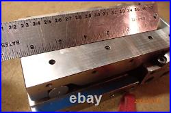 Older Heavy Duty Adjustable Angle Machinist Sine Plate Jig Fixture