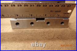 Older Heavy Duty Adjustable Angle Machinist Sine Plate Jig Fixture