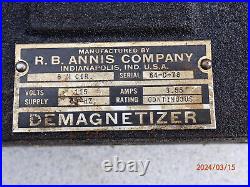 Older R. B. Annis Co. Demagnetizer