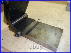 Older Small Adjustable Angle Sine Plate Machinist Jig Fixture