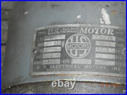 Older U. S. Motors 3 Phase 220v Motor From Scrapped Out Bridgeport M MILL Head