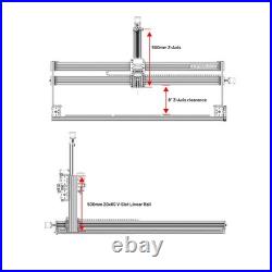 Openbuild LEAD CNC Machine Mechanical Kit 4 Axis Wood Router Engraver Mill Openbuild LEAD CNC Machine Mechanical Kit 4 Axis Wood Router Engraver Mill