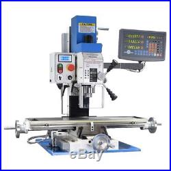 PM-25MV BENCH TOP MILLING MACHINE with3-AXIS DRO STAND VARIABLE SPEED SHIPS FREE