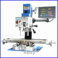 PM-25MV VERTICAL BENCH TOP MILLING MACHINE WithDRO VARIABLE SPEED FREE SHIPPING