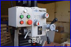 Pm-727-m Vertical Bench Top Milling Machine, 3 Year Warranty Free Shipping