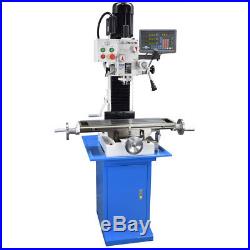 PM-727-M VERTICAL BENCH TOP MILLING MACHINE WithSTAND, 3-AXIS DRO FREE SHIPPING