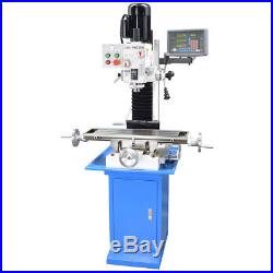 PM-727-M VERTICAL BENCH TOP MILLING MACHINE WithSTAND, 3-AXIS DRO FREE SHIPPING
