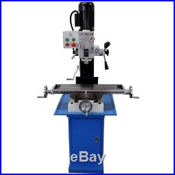 PM-727-M VERTICAL BENCH TOP MILLING MACHINE WithSTAND, GEARED HEAD FREE SHIPPING