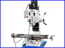 PM-932M 9x32 VERTICAL MILLING MACHINE R8 SPINDLE X-AXIS POWER FEED 3YR WARRANTY