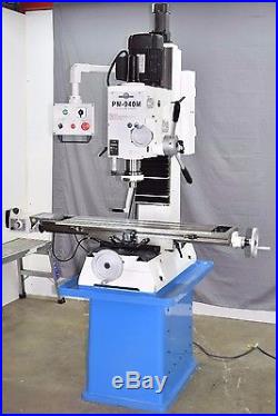 Pm-940m-pdf 9x40 Vertical Bench Top Milling Machine, Hardened Bed & Ways