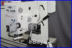 Pm-940m-pdf 9x40 Vertical Bench Top Milling Machine, Hardened Bed & Ways