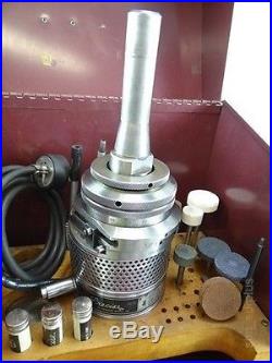 PRECISE JIL HIGH SPEED GRINDING HEAD With R8 SHANK CONTROLLER CASE & EXTRAS LOADED