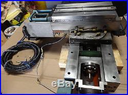 PRECISION X, Y LATHE/MILL DOVE TAIL T-SLOT BED, LIMIT SWITCHES, OILER LINES