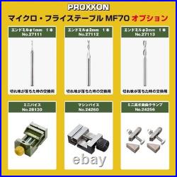 PROXXON Table Milling Machine No. 27120 100V 800017000rpm Made in japan PROXXON Table Milling Machine No. 27120 100V 800017000rpm Made in japan