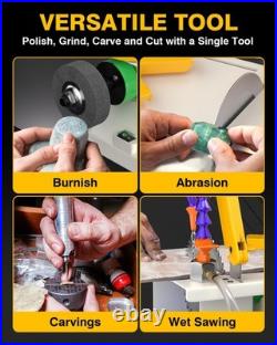PYY Lapidary Saw Jewelry Rock Saw withUpgraded Diamond Blades PYY Lapidary Saw Jewelry Rock Saw withUpgraded Diamond Blades