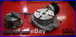 Phase II 6 Rotary Table and 5 chuck / Super Spacer 220-006 559-112 Phase 2