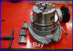 Phase II 6 Rotary Table and 5 chuck / Super Spacer 220-006 559-112 Phase 2